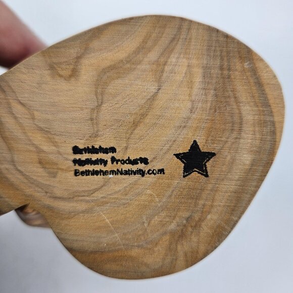 Bethlehem Nativity Products Olive Wood Holy Family Hand Carved Statue Figurine - Picture 10 of 14